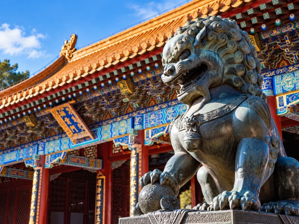 Summer Palace gardens and lakes in Beijing